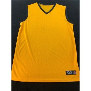 Game Gear Yellow Adult Medium Basketball Jersey Made‎ in USA